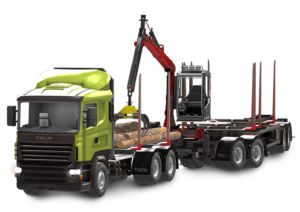 Timber Crane Truck